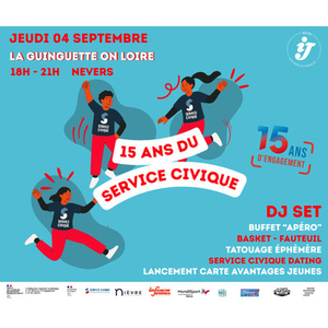 Illustration 15 ans du Service Civique