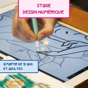 Illustration 3 jours de stage de dessin numérique accessible dès 12 ans