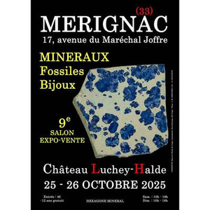 Illustration 9ᵉ salon minéraux, fossiles et bijoux de Mérignac (Gironde)