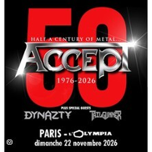 Illustration Accept 50Th Anniversary Tour 2026 + Dynazty + Tailgunner