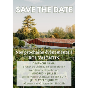 Illustration Afterwork au château Rol Valentin