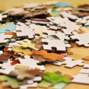 Illustration Après-midi Puzzle coopératif