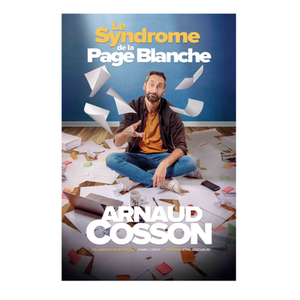 Illustration Arnaud Cosson : Le Syndrome de la Page Blanche | Comédie des Volcans