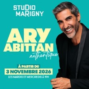 Illustration Ary Abittan - Authentique - Théâtre Marigny, Paris
