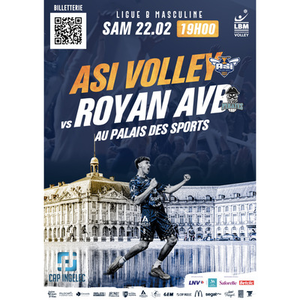 Illustration ASI Volley - Royan au Palais des Sports de Bordeaux