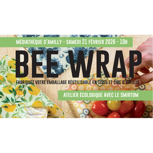 Illustration Atelier Bee Wrap à la médiathèque