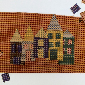 Illustration Atelier collage textile pour enfant