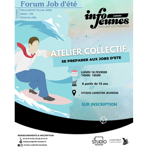 Illustration ATELIER COLLECTIF " Se préparer aux jobs d'été"