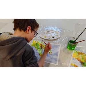 Illustration Atelier "Crée ton portrait de Dino !" / à la Pouponnière