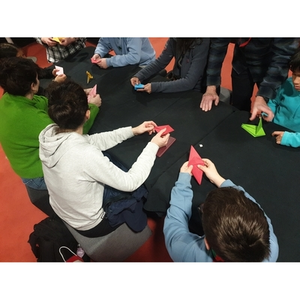 Illustration Atelier d'origami animalier