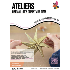 Illustration Atelier d'origami : It's Christmas time !