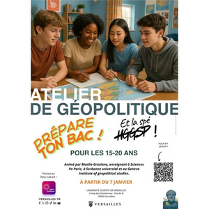 Illustration Atelier de géopolitique pour lycéens et étudiants