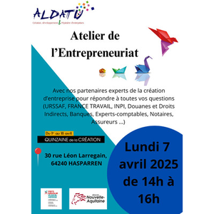 Illustration Atelier de l'entrepreneuriat (création, reprise)