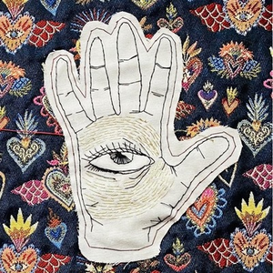 Illustration Atelier œil brodé avec Carolina Sepulveda