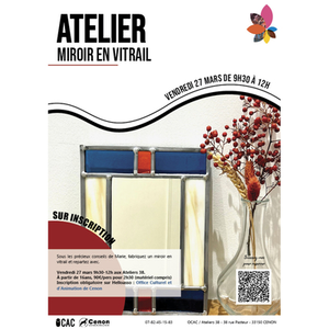 Illustration Atelier miroir en vitrail