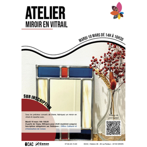 Illustration Atelier miroir en vitrail