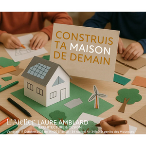 Illustration Atelier participatif pour le public scolaire "Construis ta maison de demain"