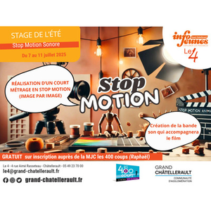 Illustration Atelier "Stop Motion Sonore"