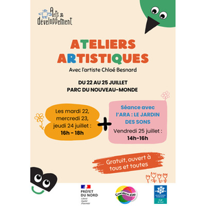 Illustration Ateliers artistiques de rue - Parc du Nouveau Monde