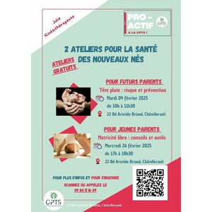 Illustration Ateliers gratuits pour la santé des nouveaux nés !