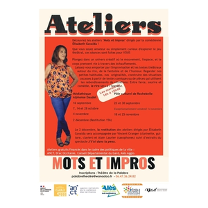 Illustration Ateliers : "Mots et Impros"