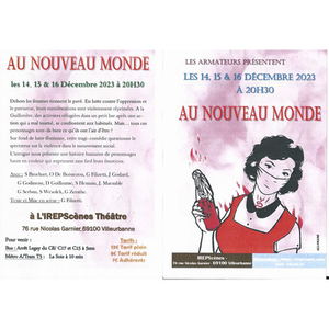 Illustration Au Nouveau monde spectacle féministe théatre