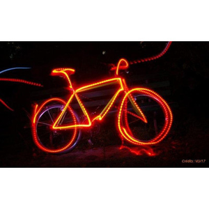 Illustration Balade nocturne « Cyclistes, brillez ! » à Caen et Hérouville