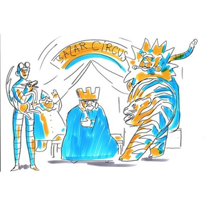 Illustration Bazar Circus