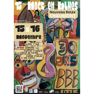 Illustration BBB fête ses 30 ans - Les Échappées Blues : Noct en Blues les 15 & 16 nov