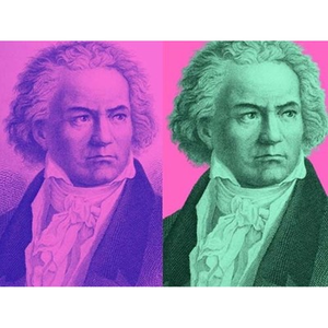 Illustration Beethoven entre copains