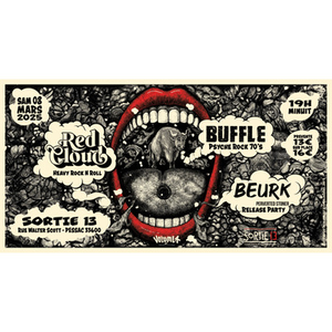Illustration Beurk : Release Party + Red Cloud + Buffle