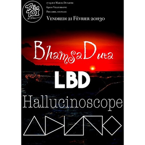Illustration BhamsaDuta + LBD + Hallucinoscope + Aduno