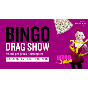 Illustration Bingo Drag Show au Moxy