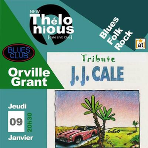 Illustration "Blues club" Orville Grant tribute JJ Cale