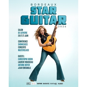 Illustration Bordeaux Star Guitar