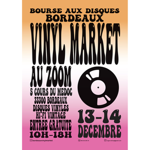 Illustration Bordeaux Vinyl Market