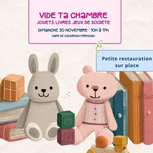 Illustration Bourses aux jouets, livres et jeux de sociétés