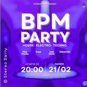 Illustration Bpm Party - Soirée House & Techno