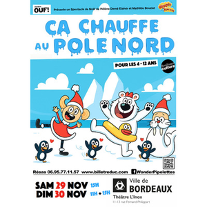 Illustration Ça chauffe au Pôle Nord (Spectacle Jeune Public pour les 4-12 ans)
