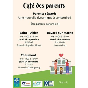 Illustration Café des parents – Être parents après une séparation
