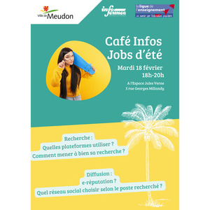 Illustration Café infos : Job d'été