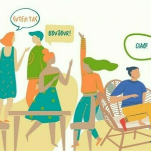 Illustration Café linguistique avec la Maison de l'Europe