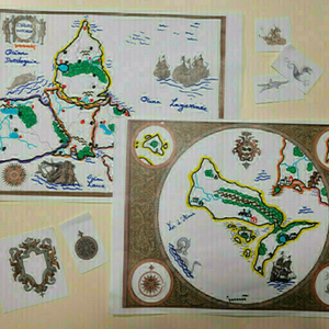 Illustration Cartes et trésors