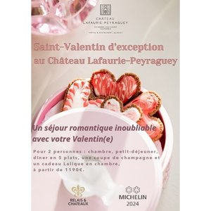 Illustration Célébrez une Saint-Valentin d'exception au Château Lafaurie Peyraguey
