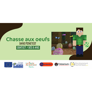 Illustration Chasse aux oeufs Minetest