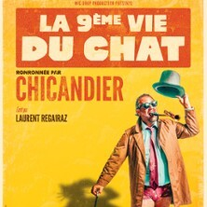 Illustration Chicandier - La 9ème Vie Du Chat (Tournée)