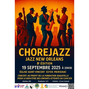 Illustration ChoreJazz #8 : concert de jazz caritatif