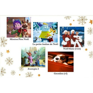Illustration Cinéma de Noël !