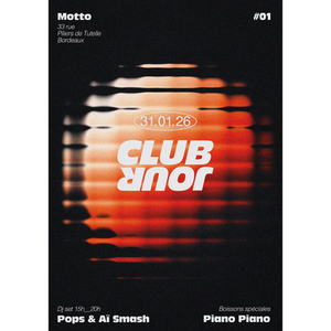 Illustration Club Jour : DJ set en journée