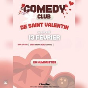 Illustration Comedy Club de Saint Valentin